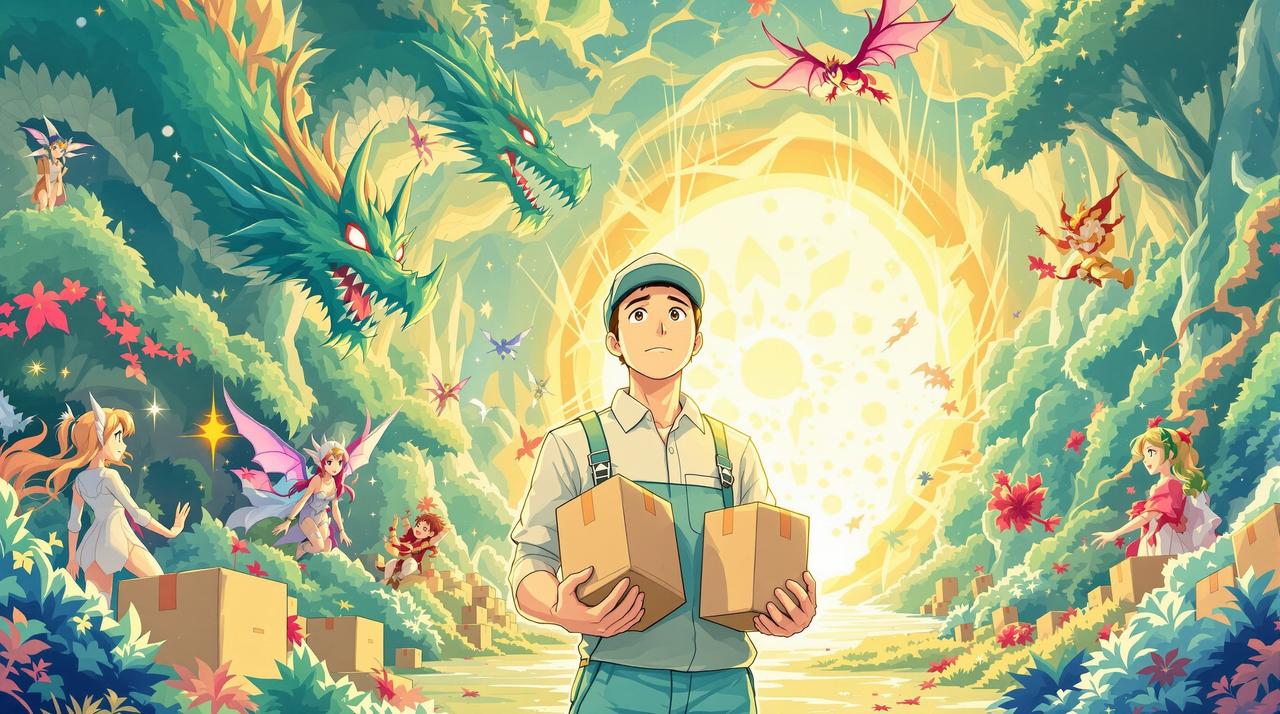 红果免弗漫剧 - 快递小哥的异世界 红果免弗漫剧漫剧 - 快递小哥的异世界